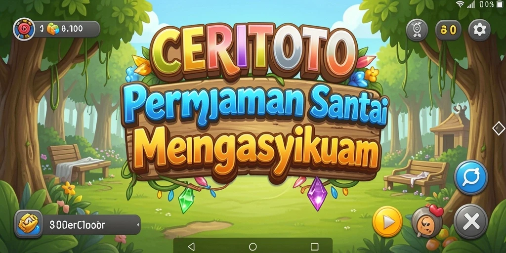 Tangkapan layar dari gameplay CERITOTO yang menarik dan santai.