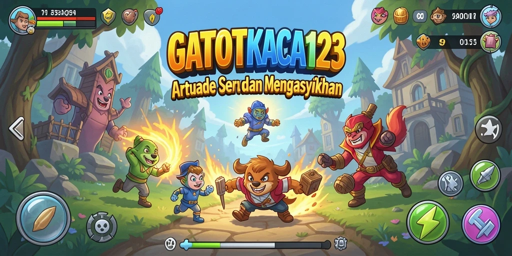 Tampilan gameplay GATOTKACA123 yang menarik dan menantang.