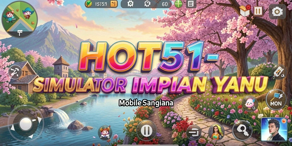 Tangkapan layar menunjukkan tampilan gameplay yang menarik di HOT51.