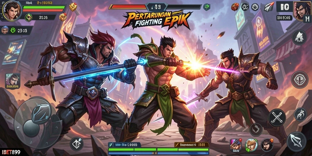 Tampilan pertarungan seru dalam IBET899 yang memukau.