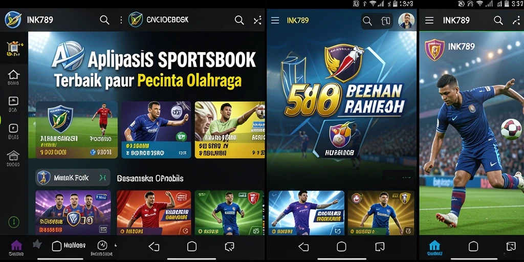 Tampilan gameplay Sportsbook yang mendebarkan di INK789.