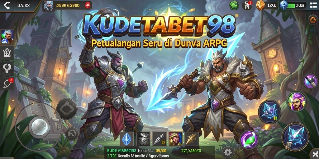 Tangkapan layar gameplay KUDETABET98 dengan aksi seru di dunia ARPG.