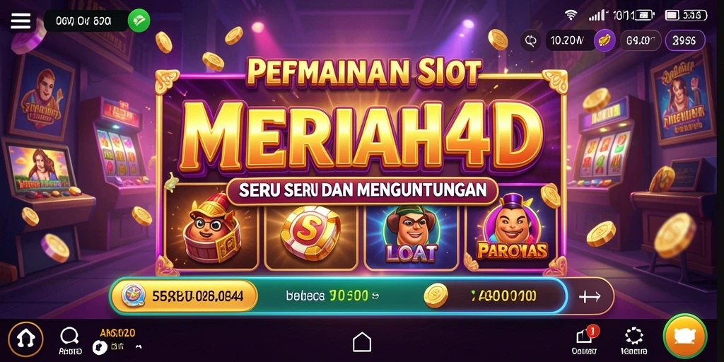 Tampilan menarik gameplay Slot di MERIAH4D.