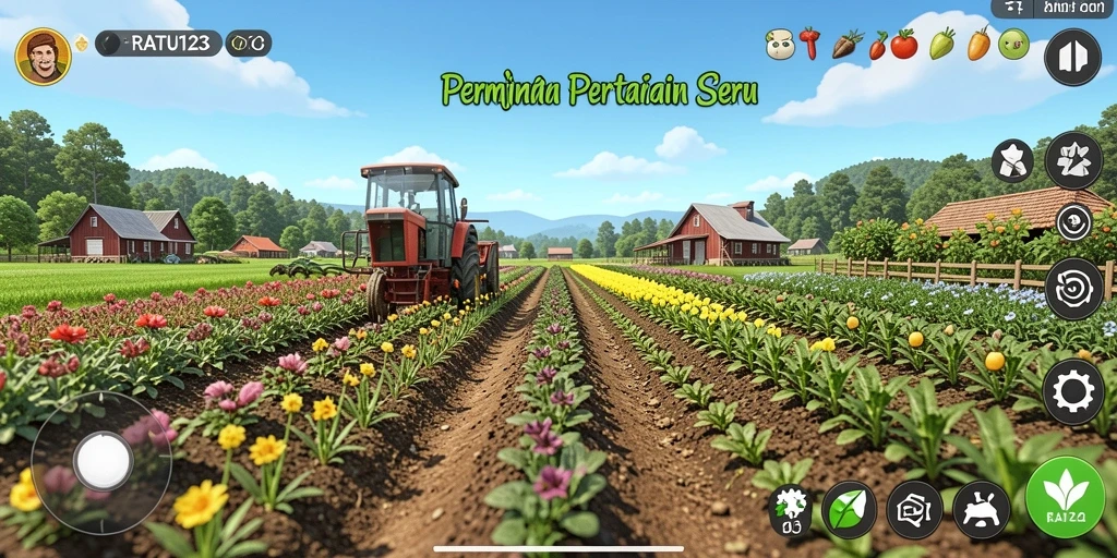 Gameplay seru yang menggambarkan keindahan pertanian