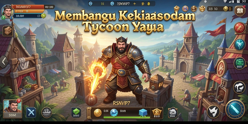 Tampilan gameplay Tycoon yang menawan dan menarik.