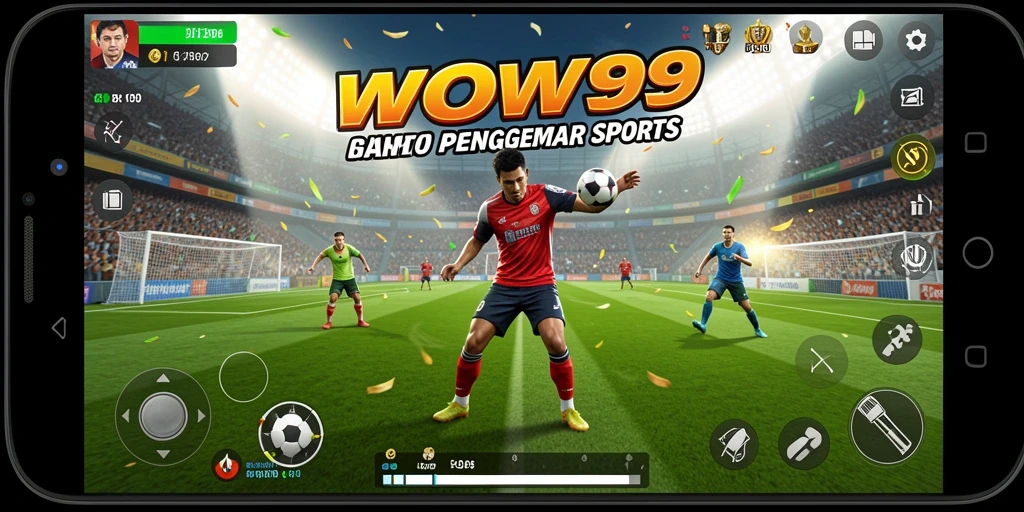 Tampilan gameplay seru dari permainan olahraga WOW99.